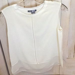 Vince silk pull on blouse $25